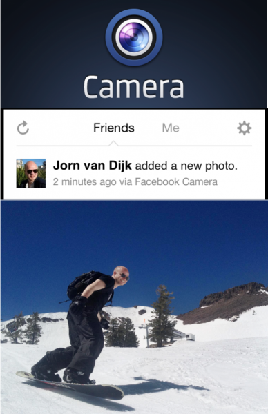 Facebook pubblica Facebook Camera per iOS